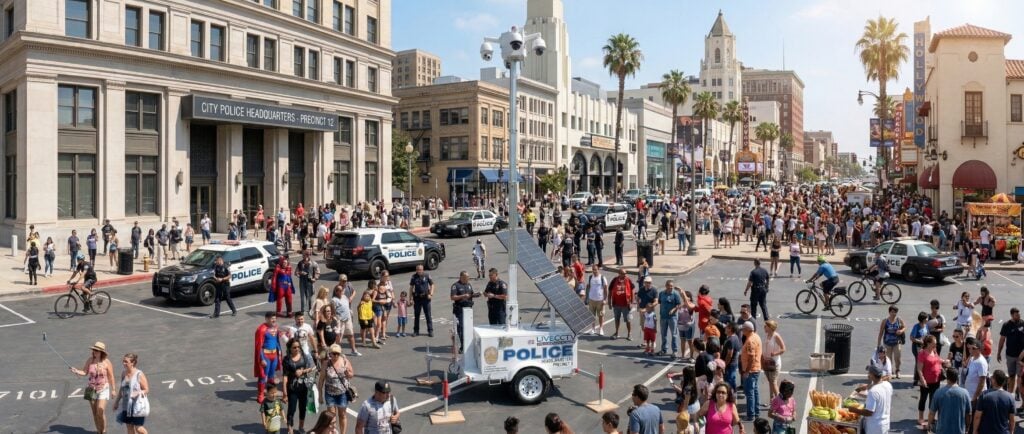 Law Enforcement dramatization with LiveCCTV